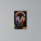 MUSIC IS MY EXTASY Vertical Canvas Print