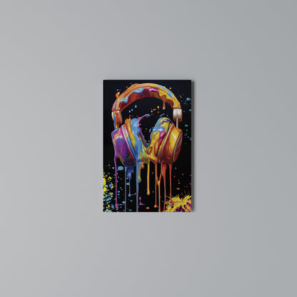 MUSIC IS MY EXTASY Quadro em tela vertical