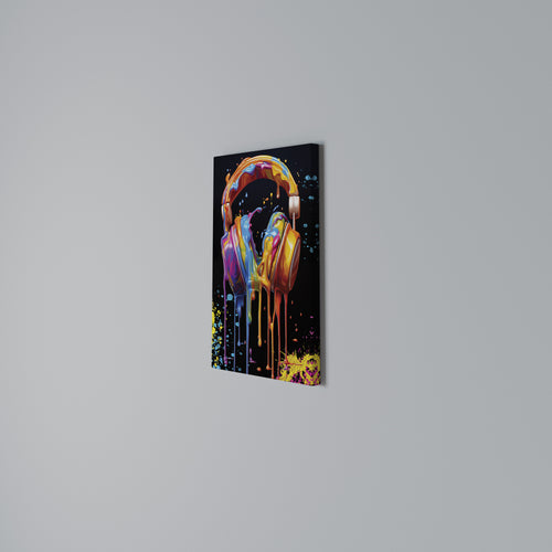 MUSIC IS MY EXTASY Quadro em tela vertical