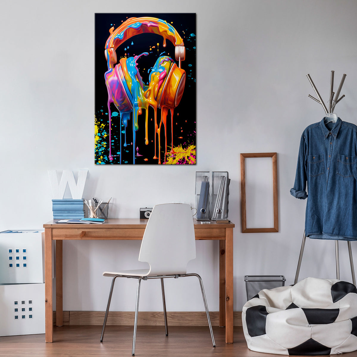 MUSIC IS MY EXTASY Quadro em tela vertical