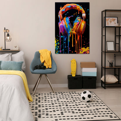MUSIC IS MY EXTASY Quadro em tela vertical