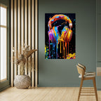 MUSIC IS MY EXTASY Peel and Stick Vertical Poster