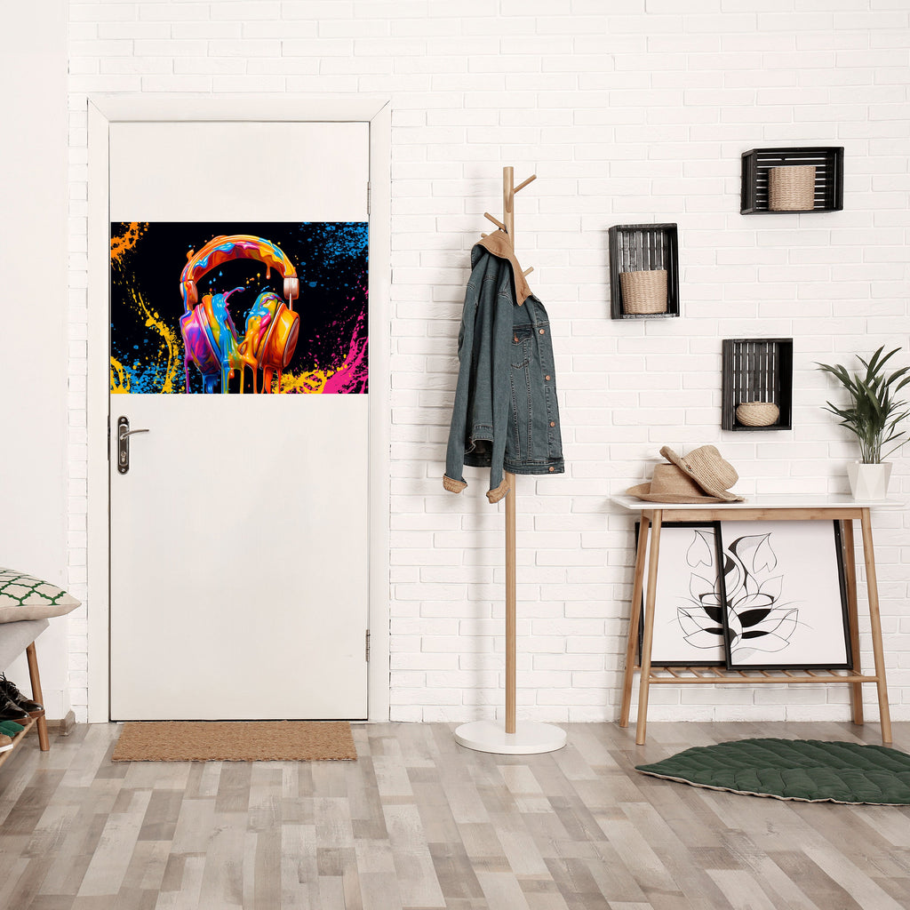 MUSIC IS MY EXTASY Poster Horizontal Autocolante