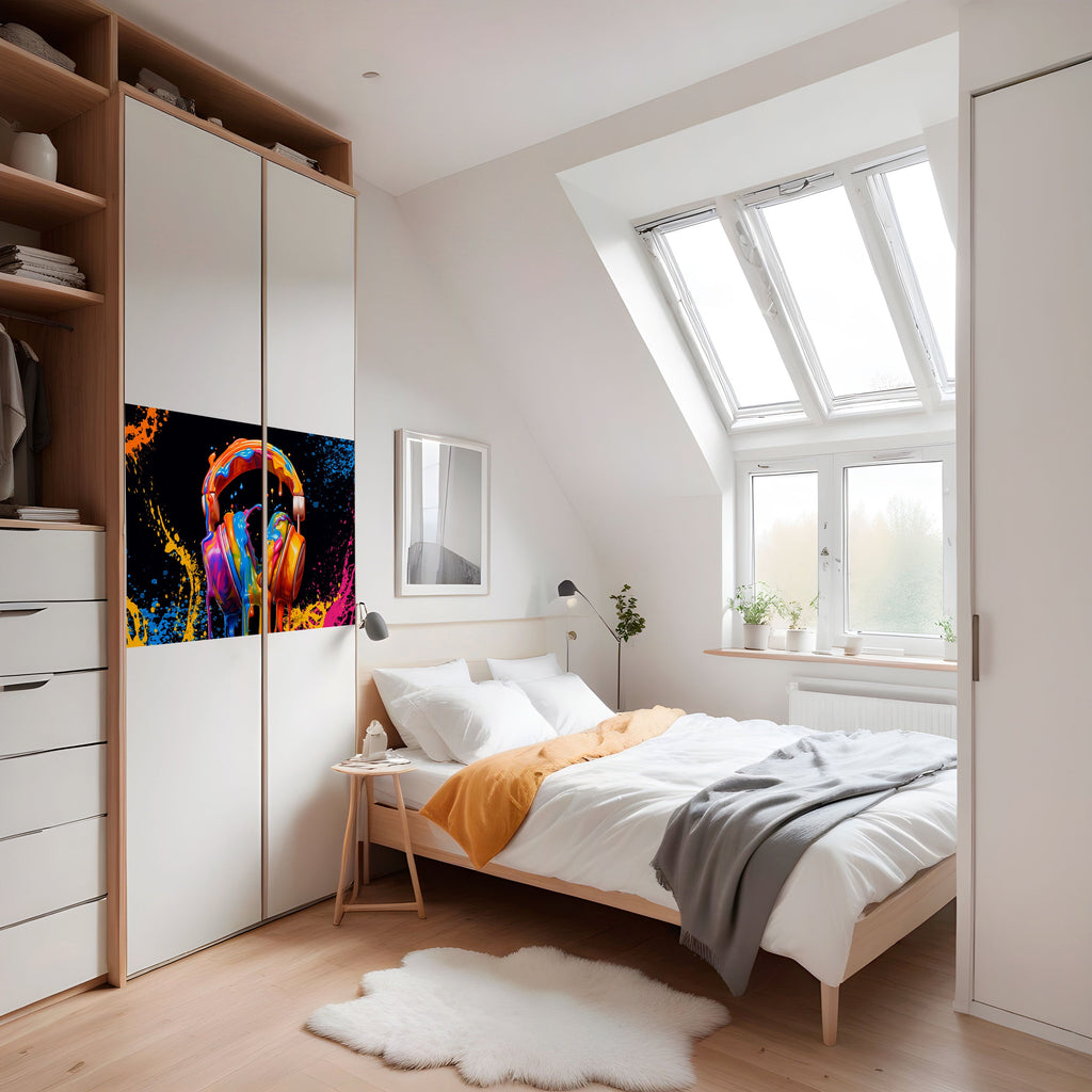 MUSIC IS MY EXTASY Poster Horizontal Autocolante