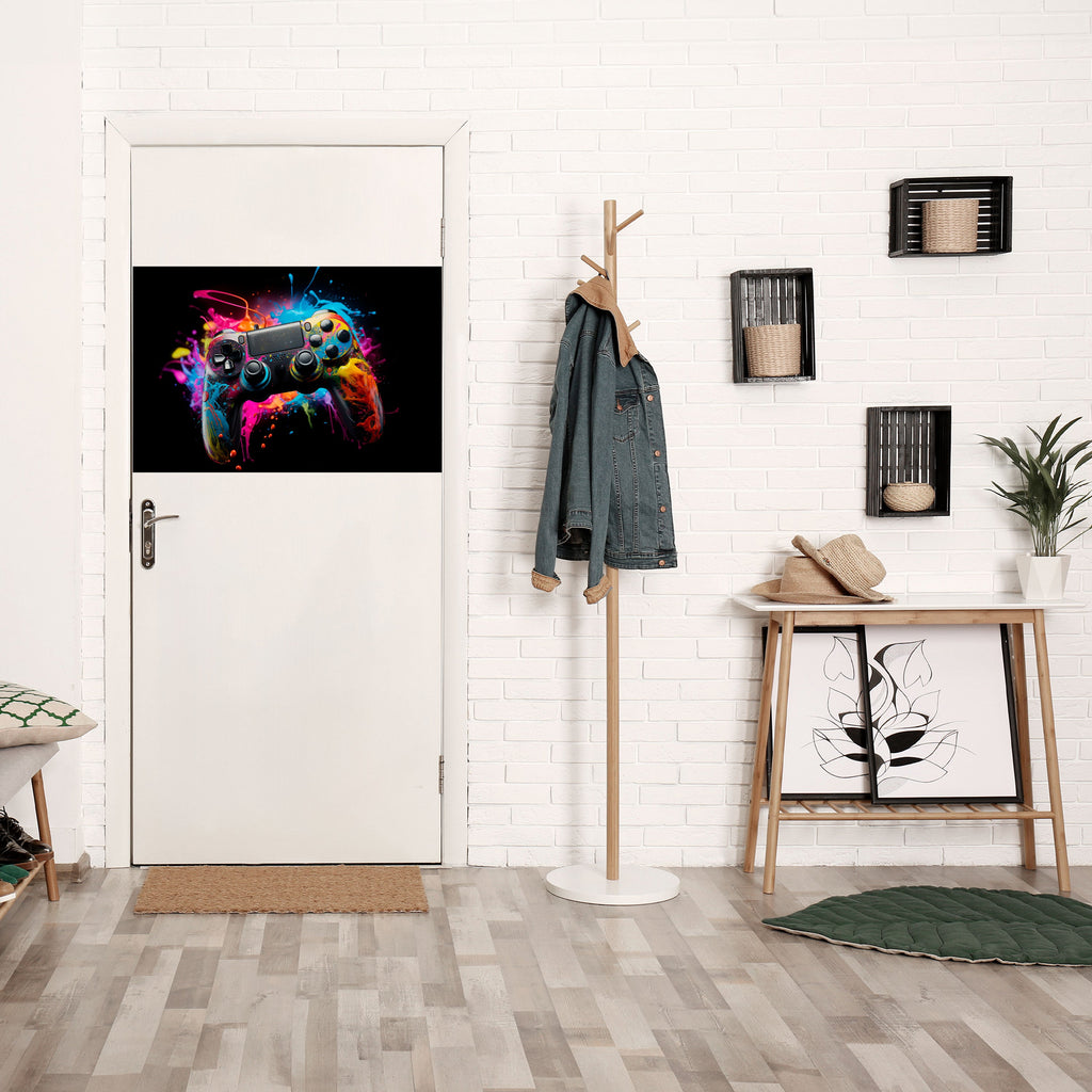 CYBERNETIC GAME Peel and Stick Horizontal Poster