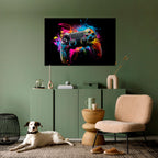 CYBERNETIC GAME Peel and Stick Horizontal Poster