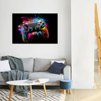 CYBERNETIC GAME Peel and Stick Horizontal Poster