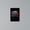 CUBE FUSION Quadro em tela vertical