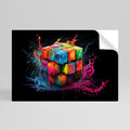 CUBE FUSION Póster Autocolante Horizontal
