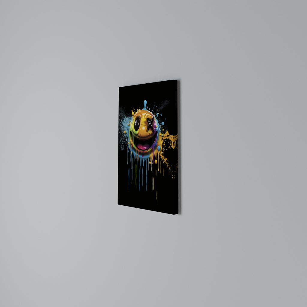 TRIPPY HAPPINESS Quadro em tela vertical