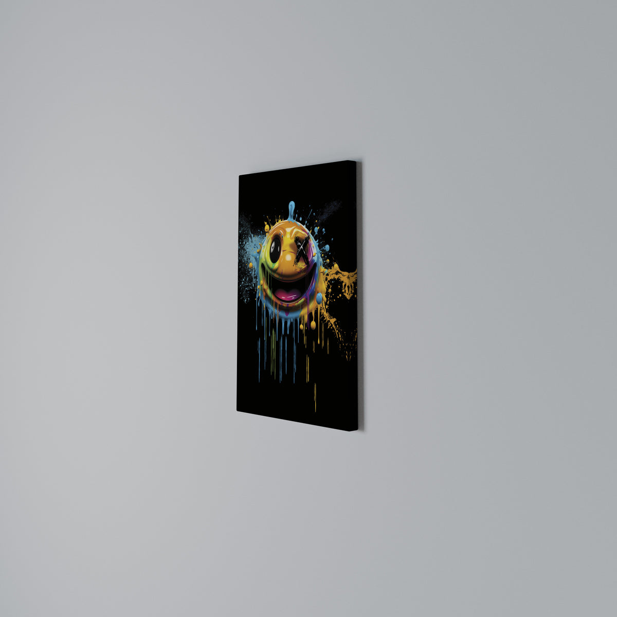 TRIPPY HAPPINESS Quadro em tela vertical