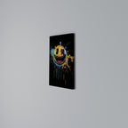 TRIPPY HAPPINESS Quadro em tela vertical