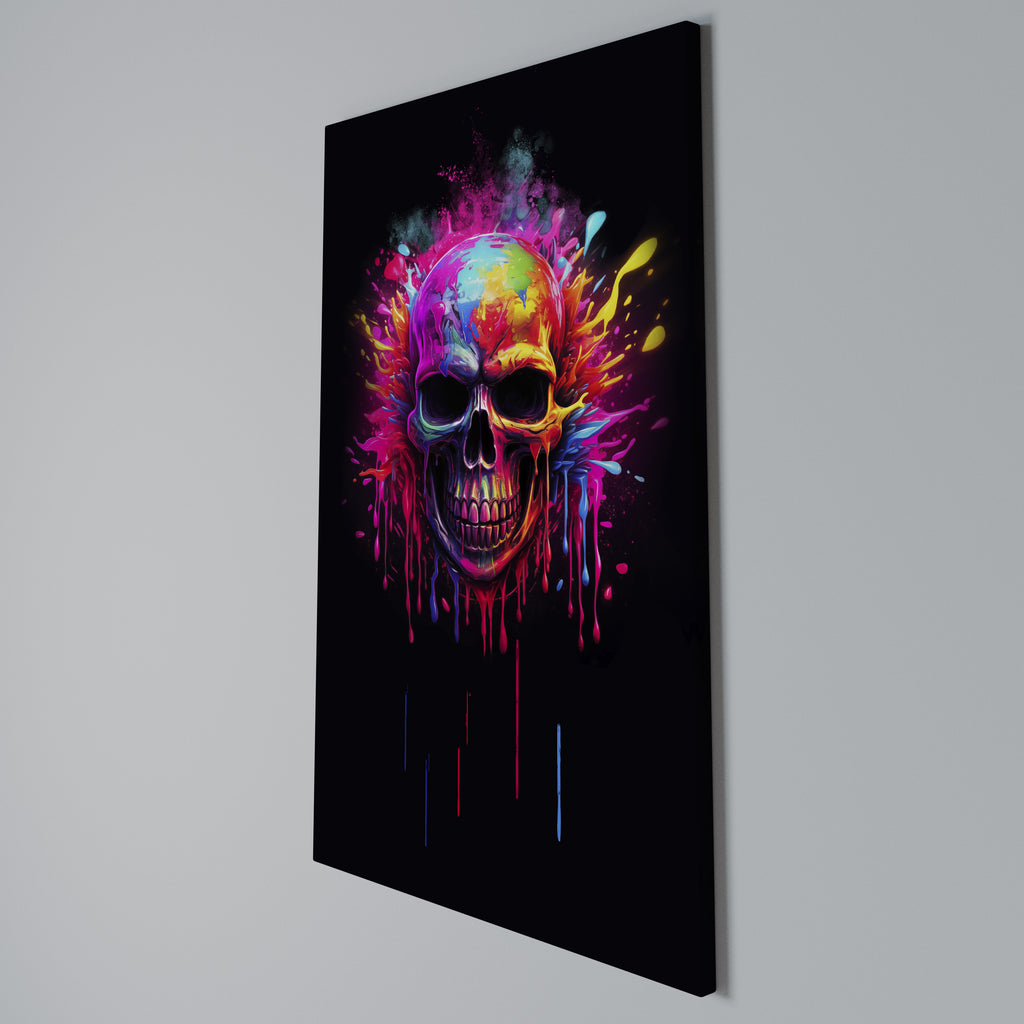 SKULL QUEST Quadro em tela vertical