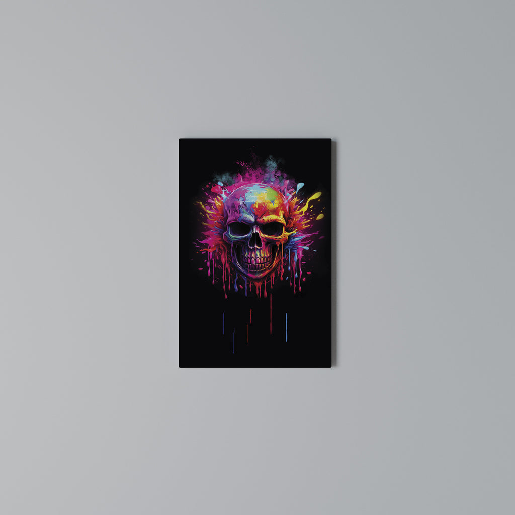 SKULL QUEST Quadro em tela vertical