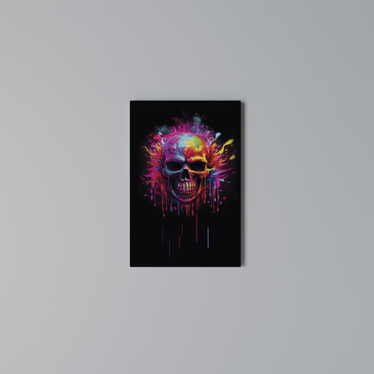 SKULL QUEST Quadro em tela vertical