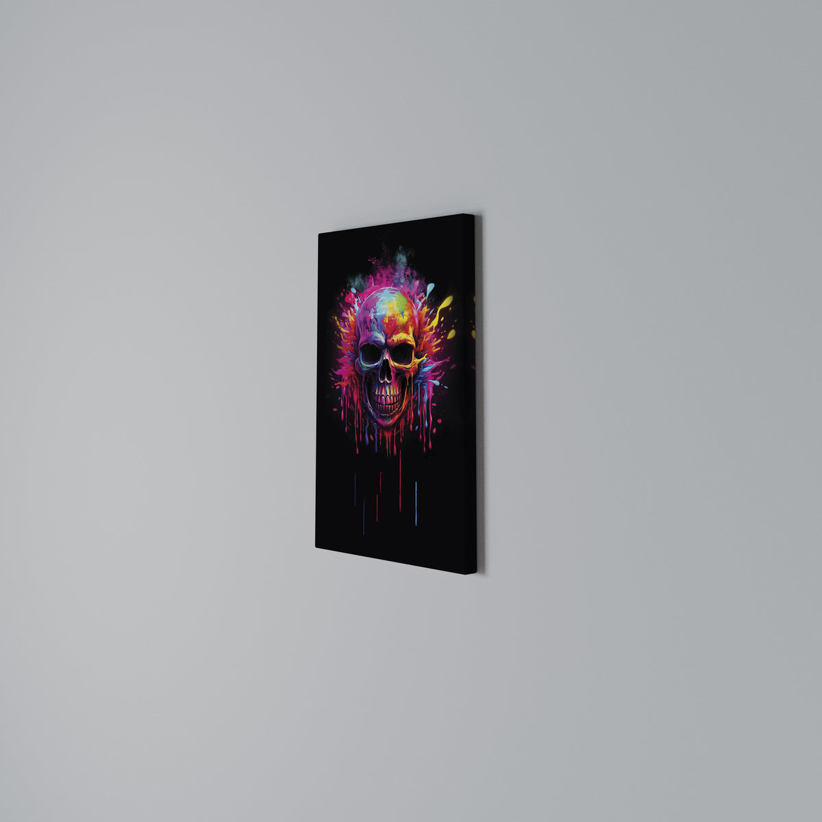 SKULL QUEST Quadro em tela vertical