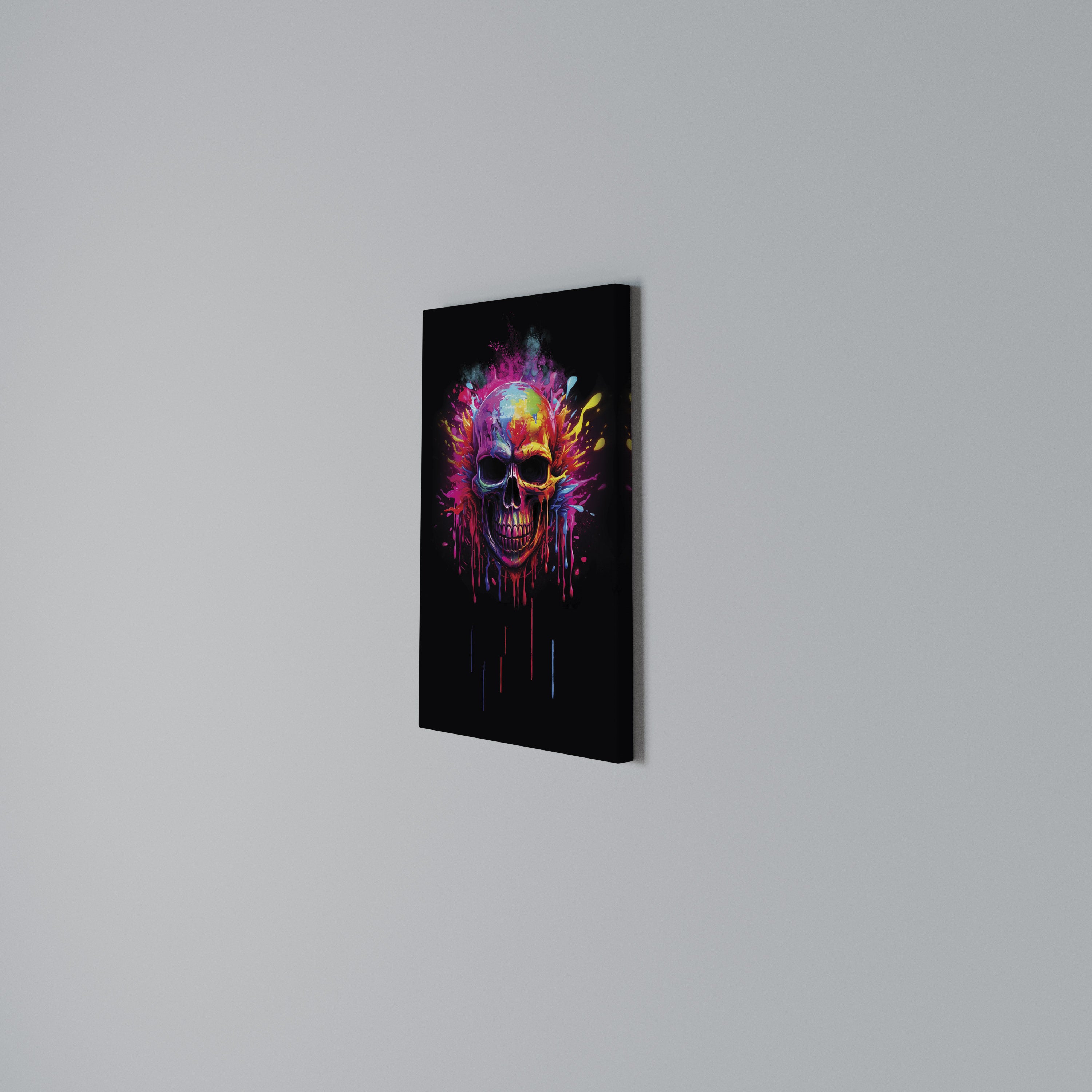 SKULL QUEST Quadro em tela vertical