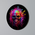 SKULL QUEST Quadro Redondo Decorativo
