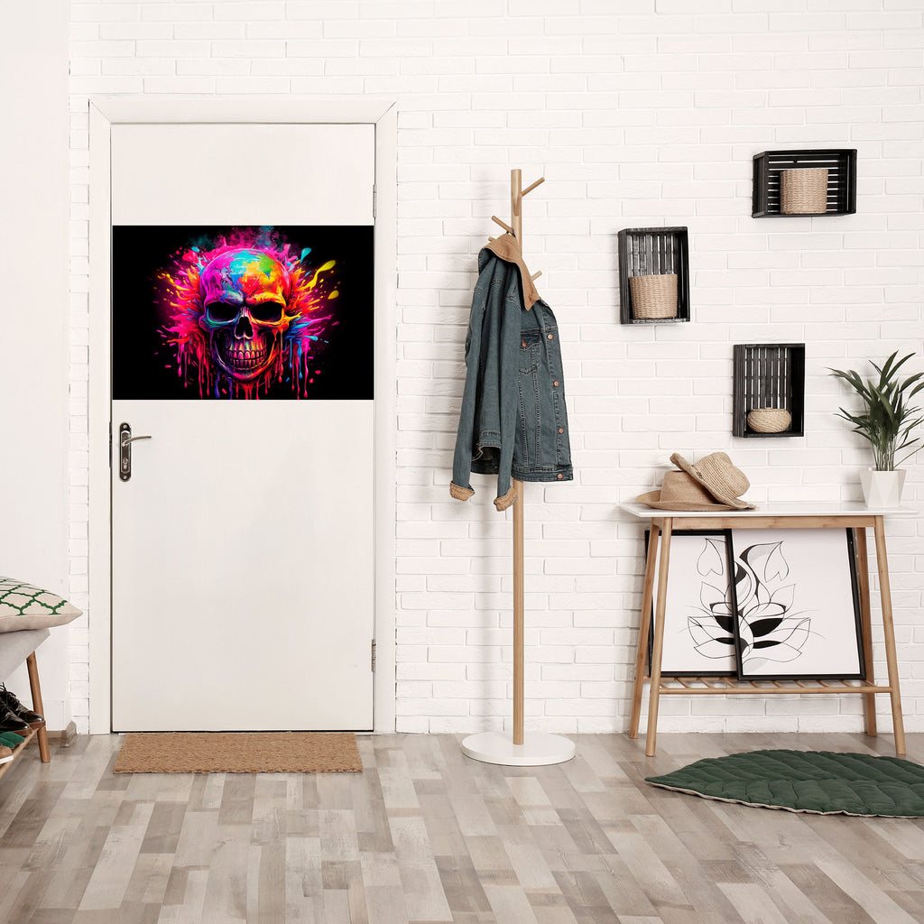 SKULL QUEST Poster Horizontal Autocolante