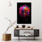 SKULL QUEST Peel and Stick Vertical Poster