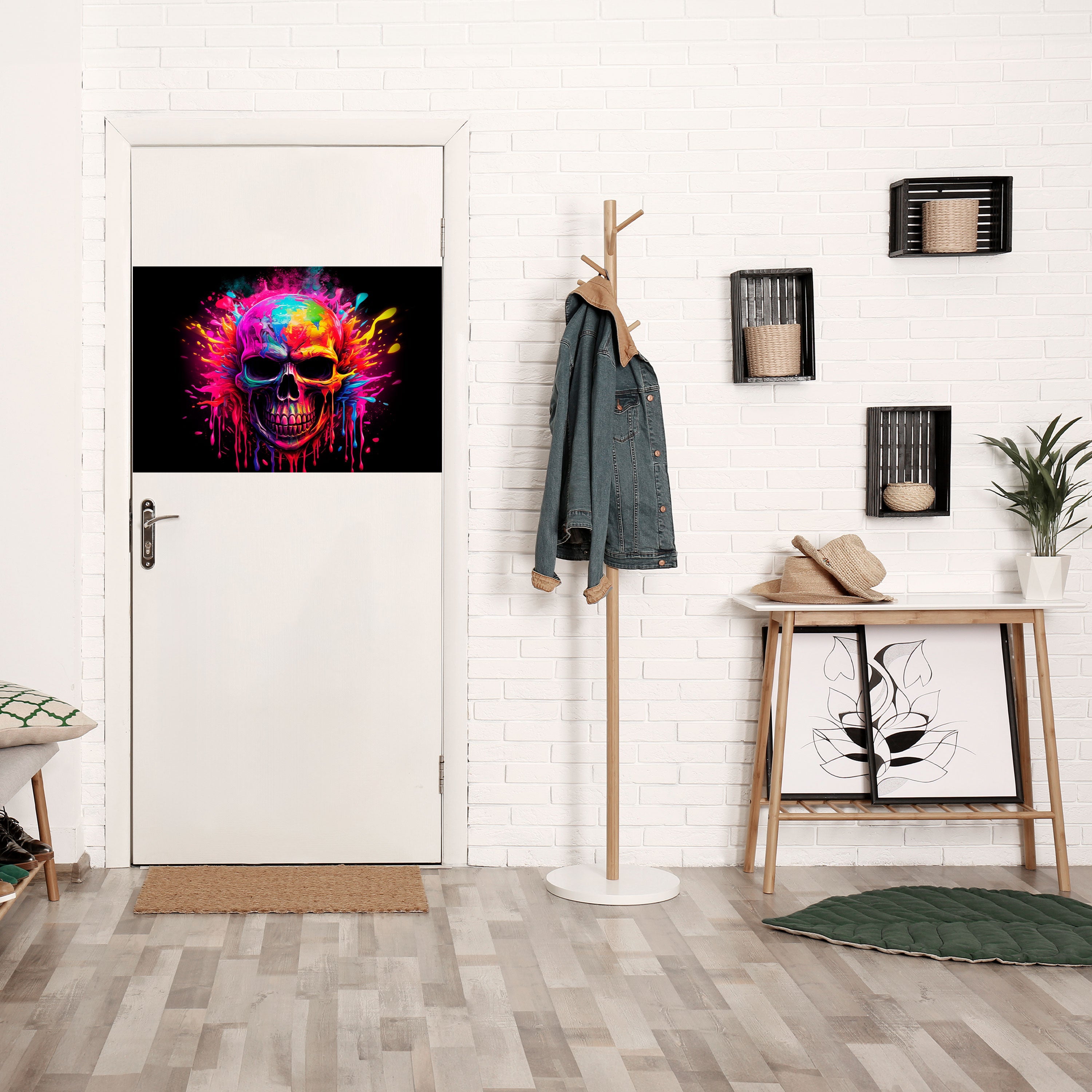 SKULL QUEST Poster Horizontal Autocolante