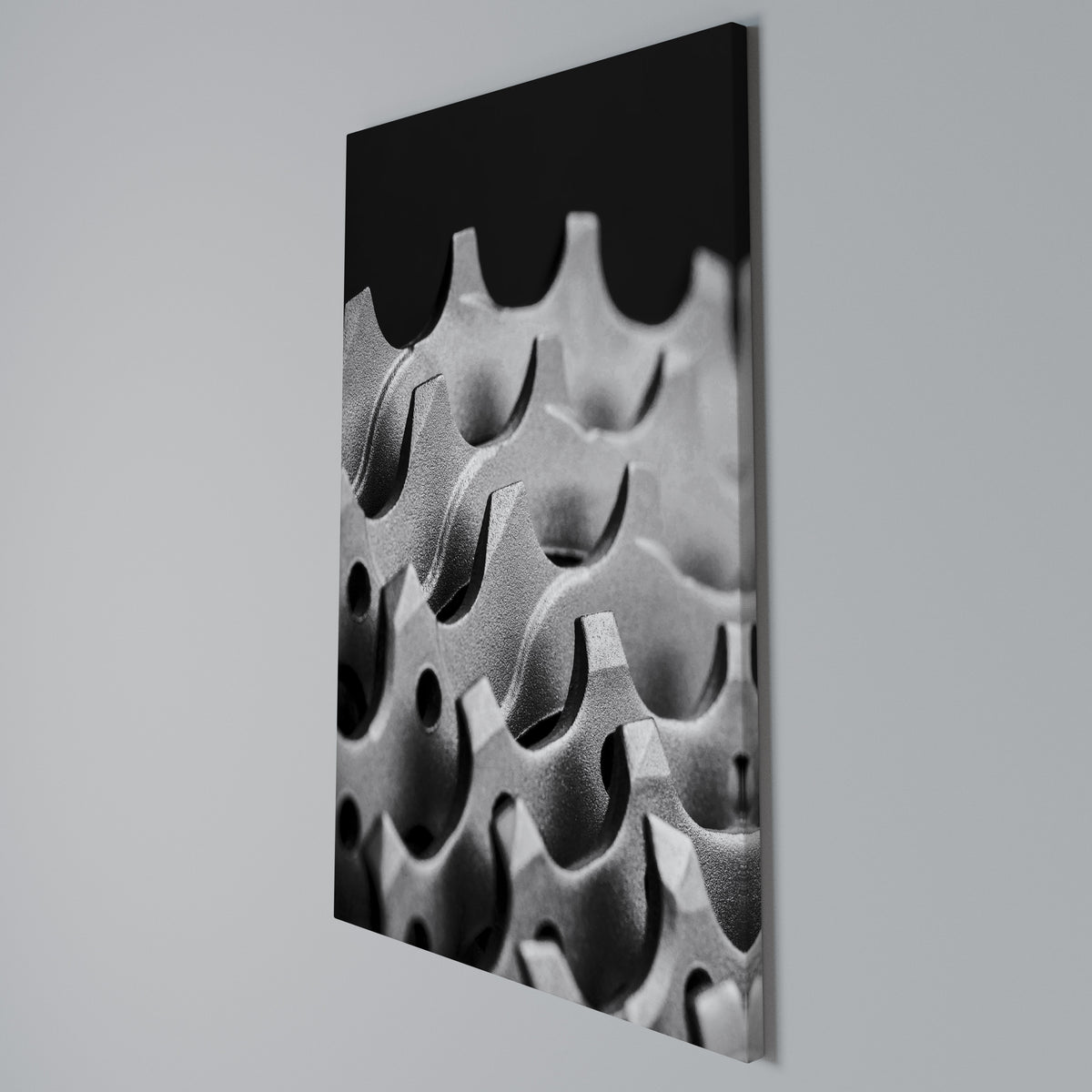 GEARSCAPE SYMPHONY Vertical Canvas Print