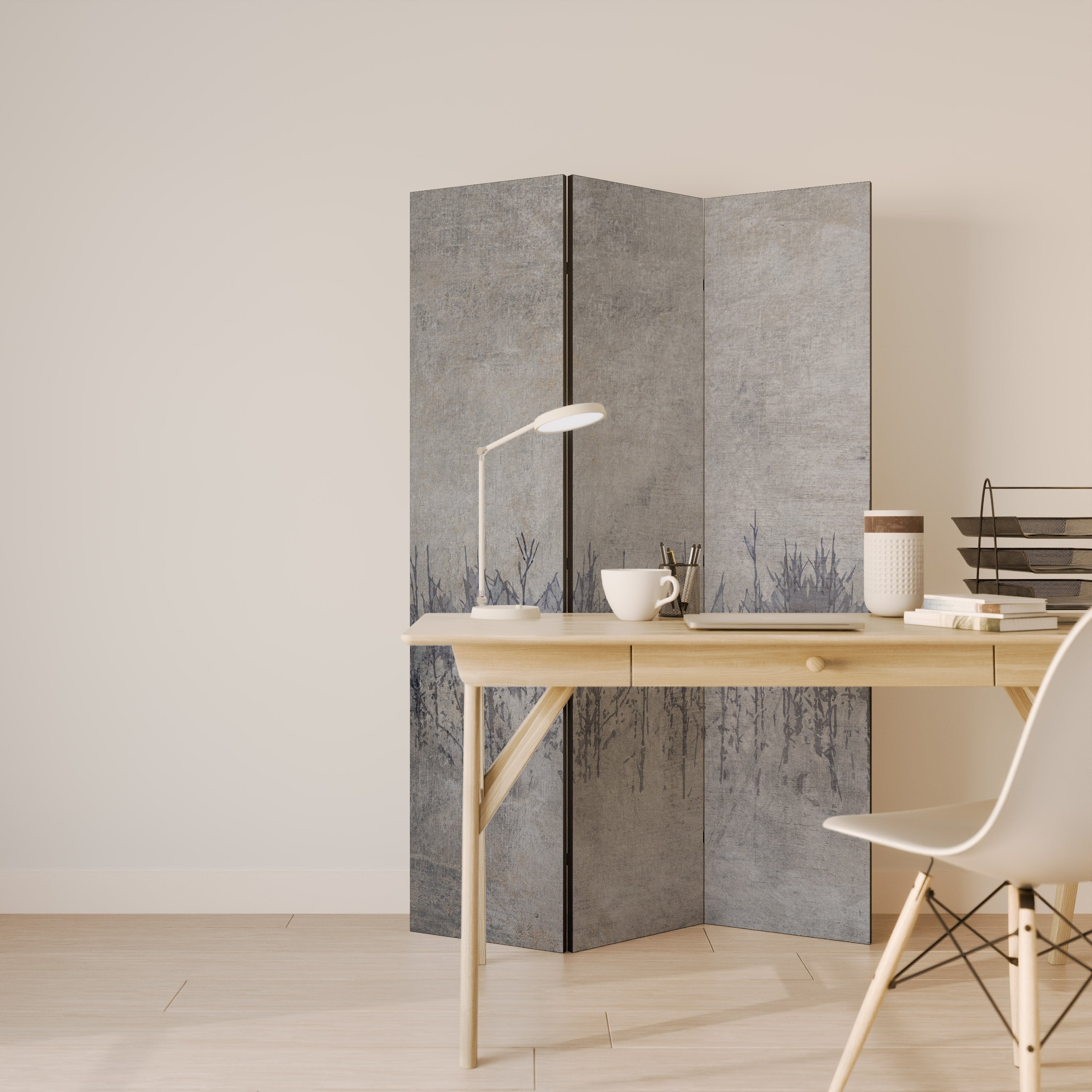 GHOSTS OF NATURE Biombo Decorativo de 3 Painéis