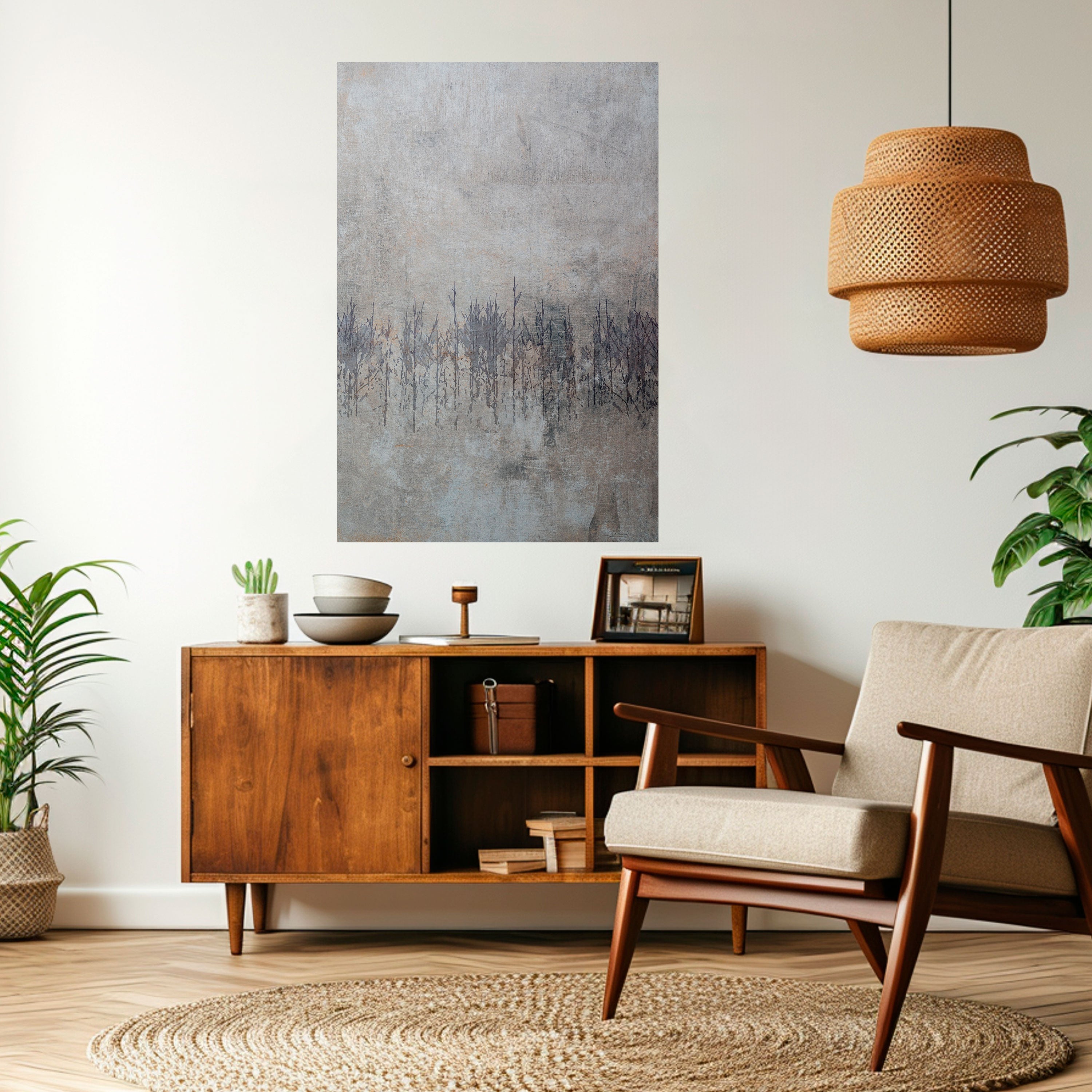 GHOSTS OF NATURE Peel and Stick Vertical Poster