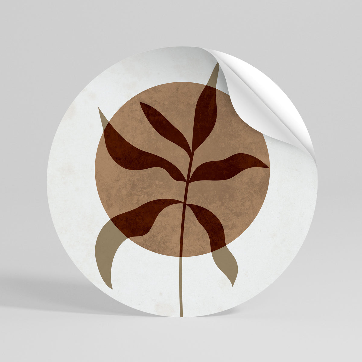 WONDER WINDSCAPE Peel and Stick Round Sticker