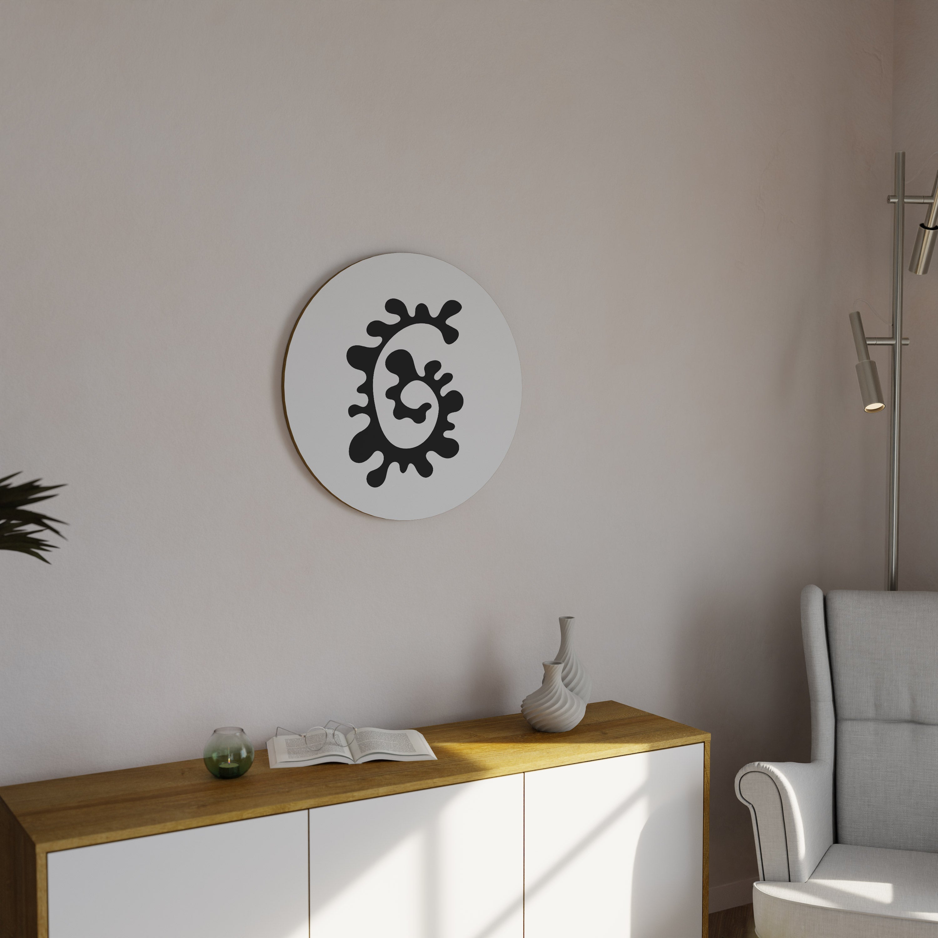 THE BLEND OF YESTERDAY Round Wall Art