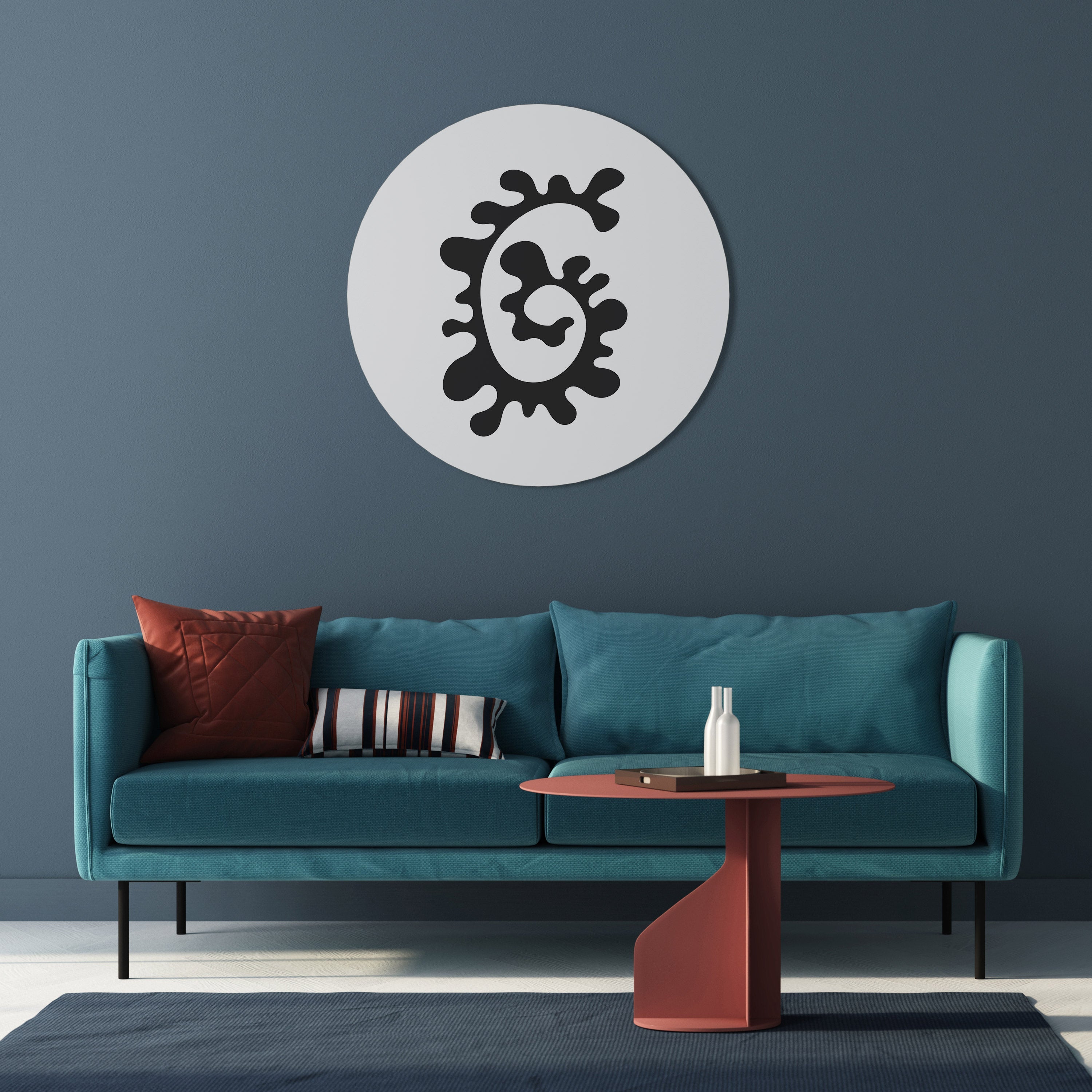 THE BLEND OF YESTERDAY Round Wall Art