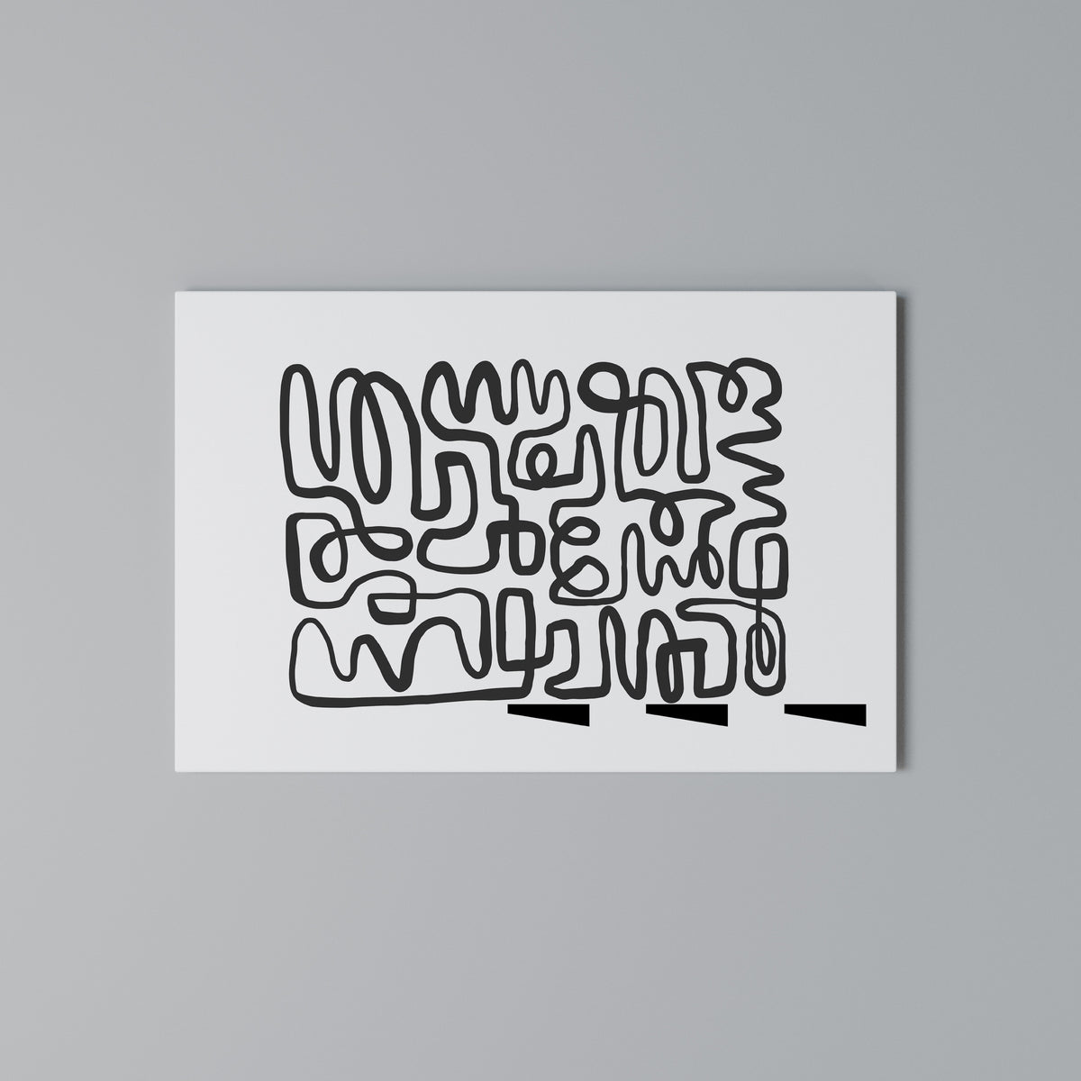 LOST IN THE ECHO Horizontal Canvas Print