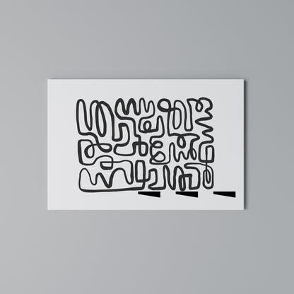 LOST IN THE ECHO Horizontal Canvas Print