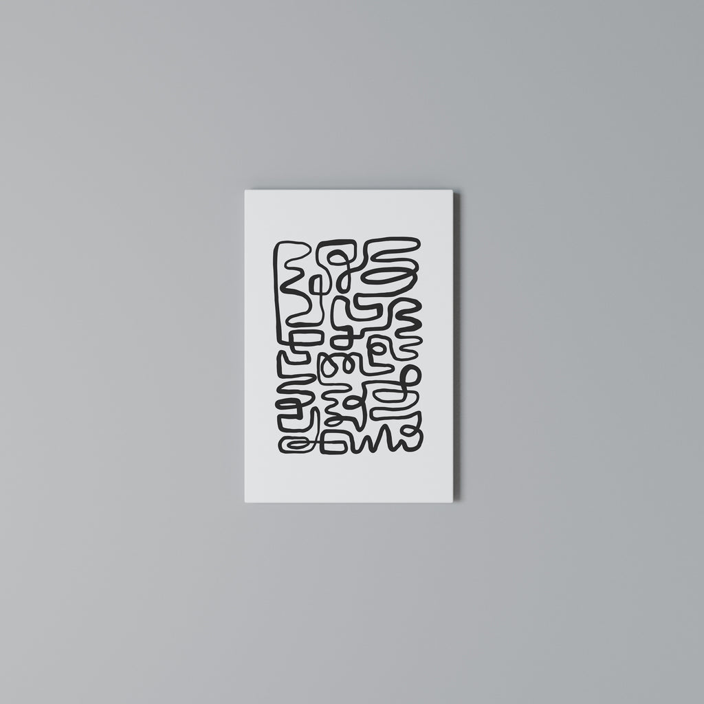 LOST IN THE ECHO Quadro em tela vertical