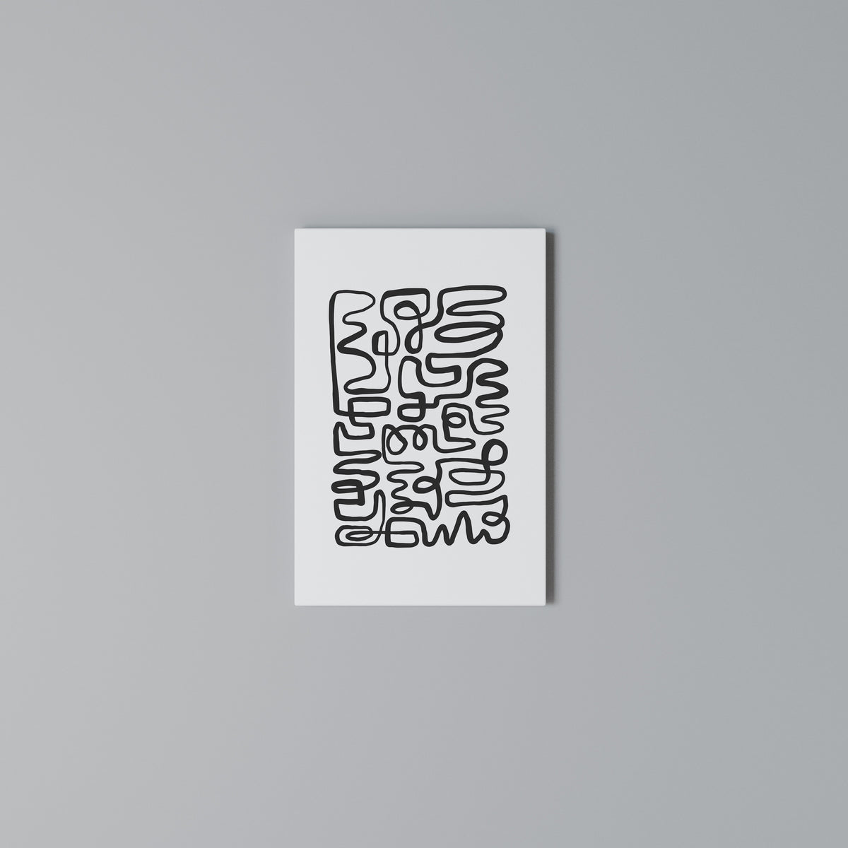 LOST IN THE ECHO Quadro em tela vertical