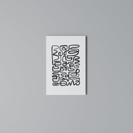 LOST IN THE ECHO Quadro em tela vertical