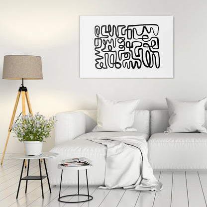 LOST IN THE ECHO Horizontal Canvas Print