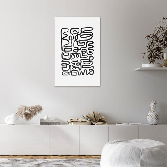 LOST IN THE ECHO Quadro em tela vertical