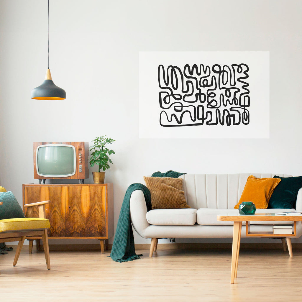 LOST IN THE ECHO Poster Horizontal Autocolante