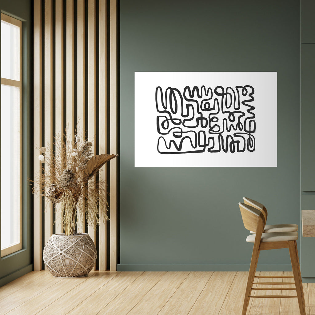 LOST IN THE ECHO Poster Horizontal Autocolante