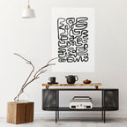 LOST IN THE ECHO Peel and Stick Vertical Poster