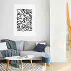 LOST IN THE ECHO Peel and Stick Vertical Poster