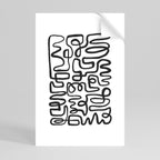 LOST IN THE ECHO Peel and Stick Vertical Poster