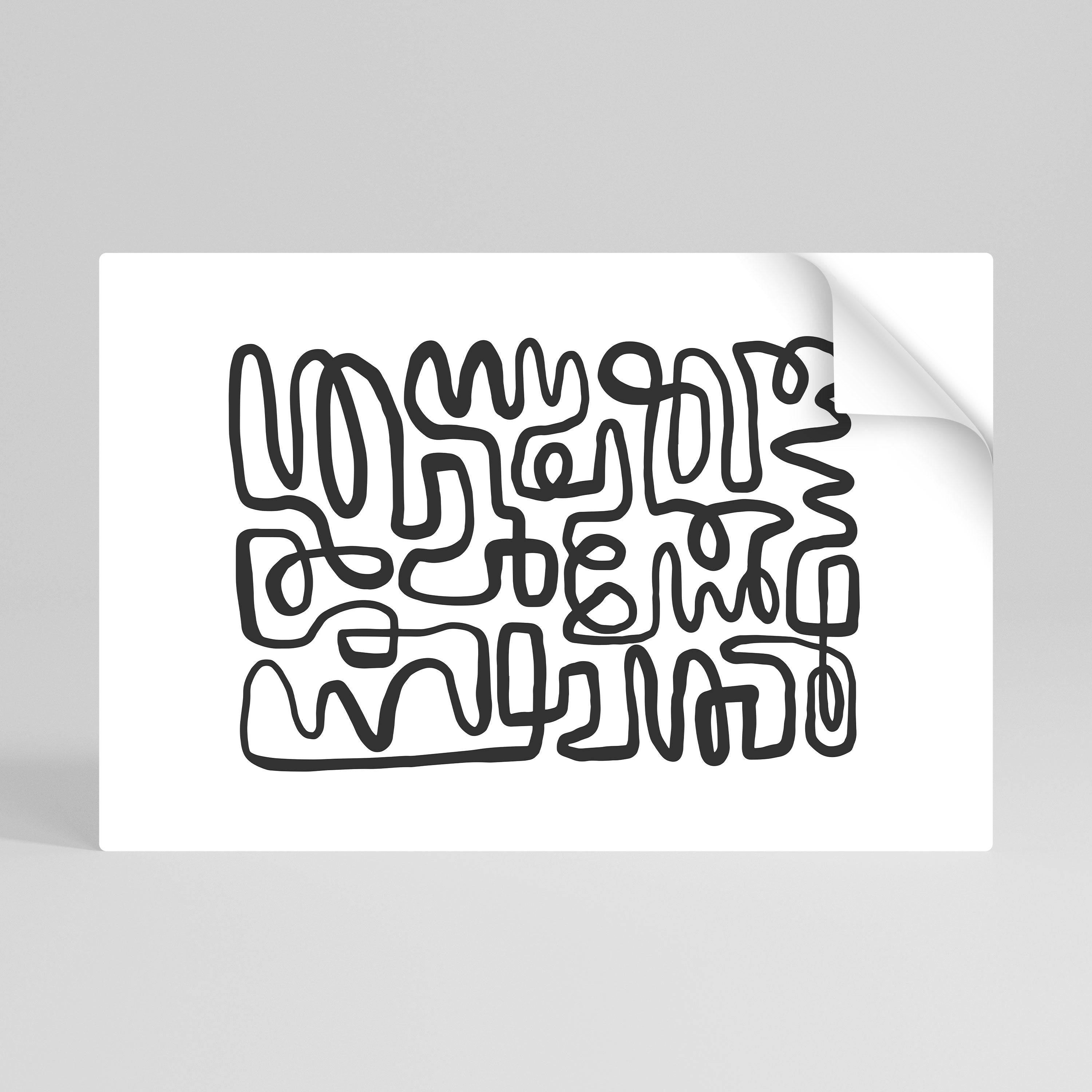 LOST IN THE ECHO Poster Horizontal Autocolante