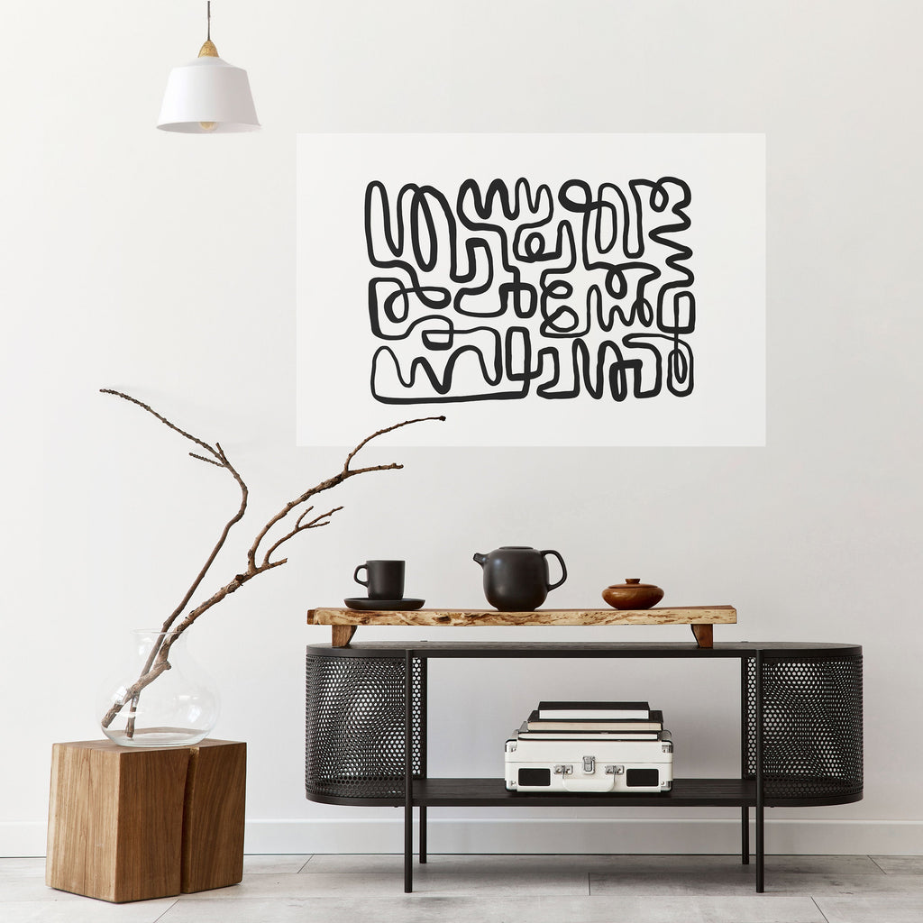 LOST IN THE ECHO Poster Horizontal Autocolante