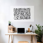 LOST IN THE ECHO Poster Horizontal Autocolante