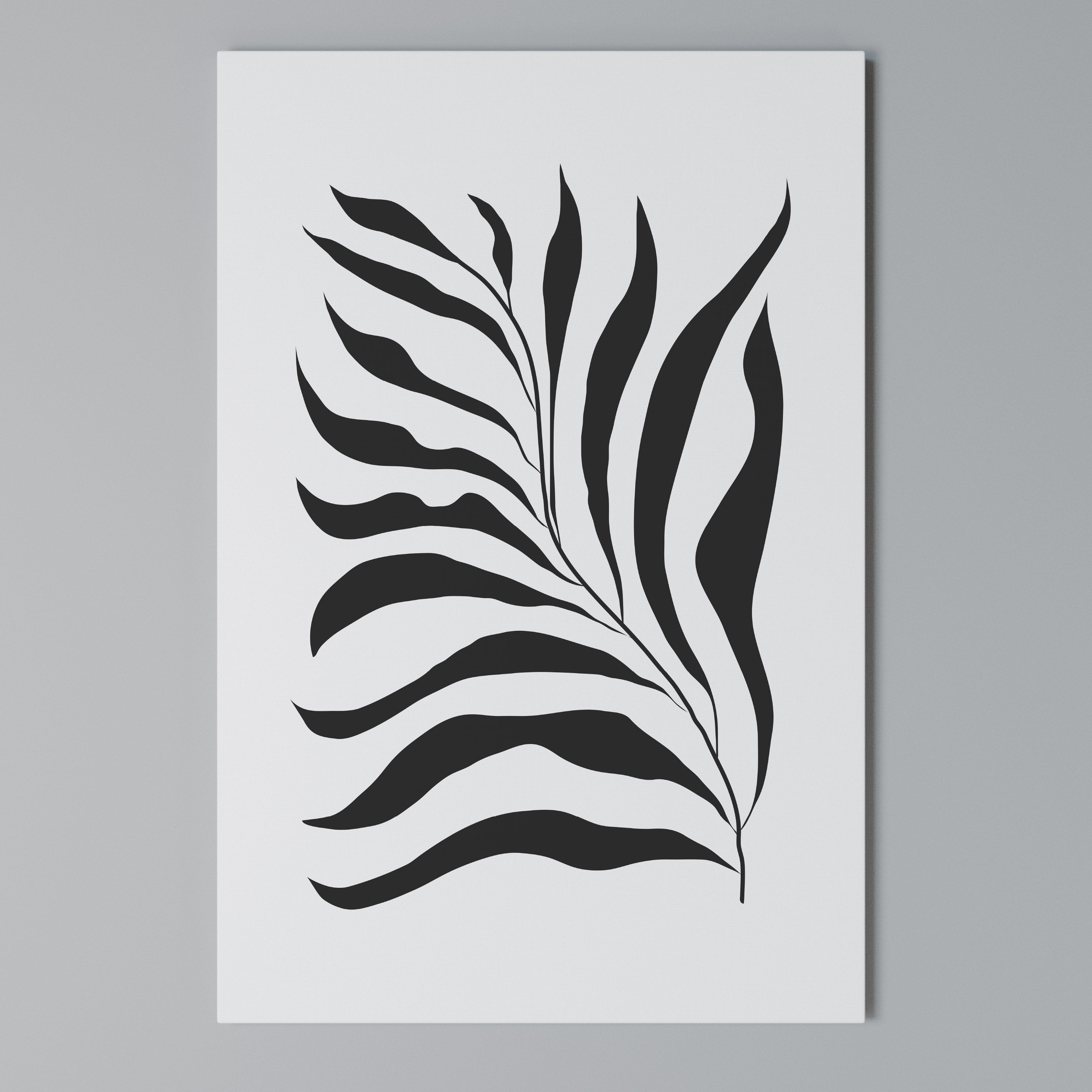 SHADOW PLANT Quadro em tela vertical