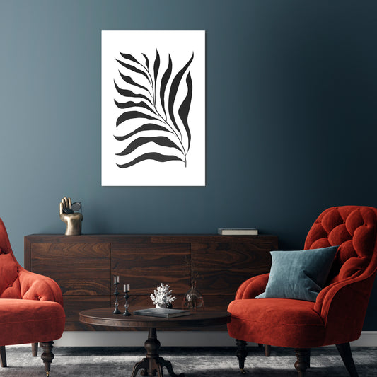 SHADOW PLANT Quadro em tela vertical