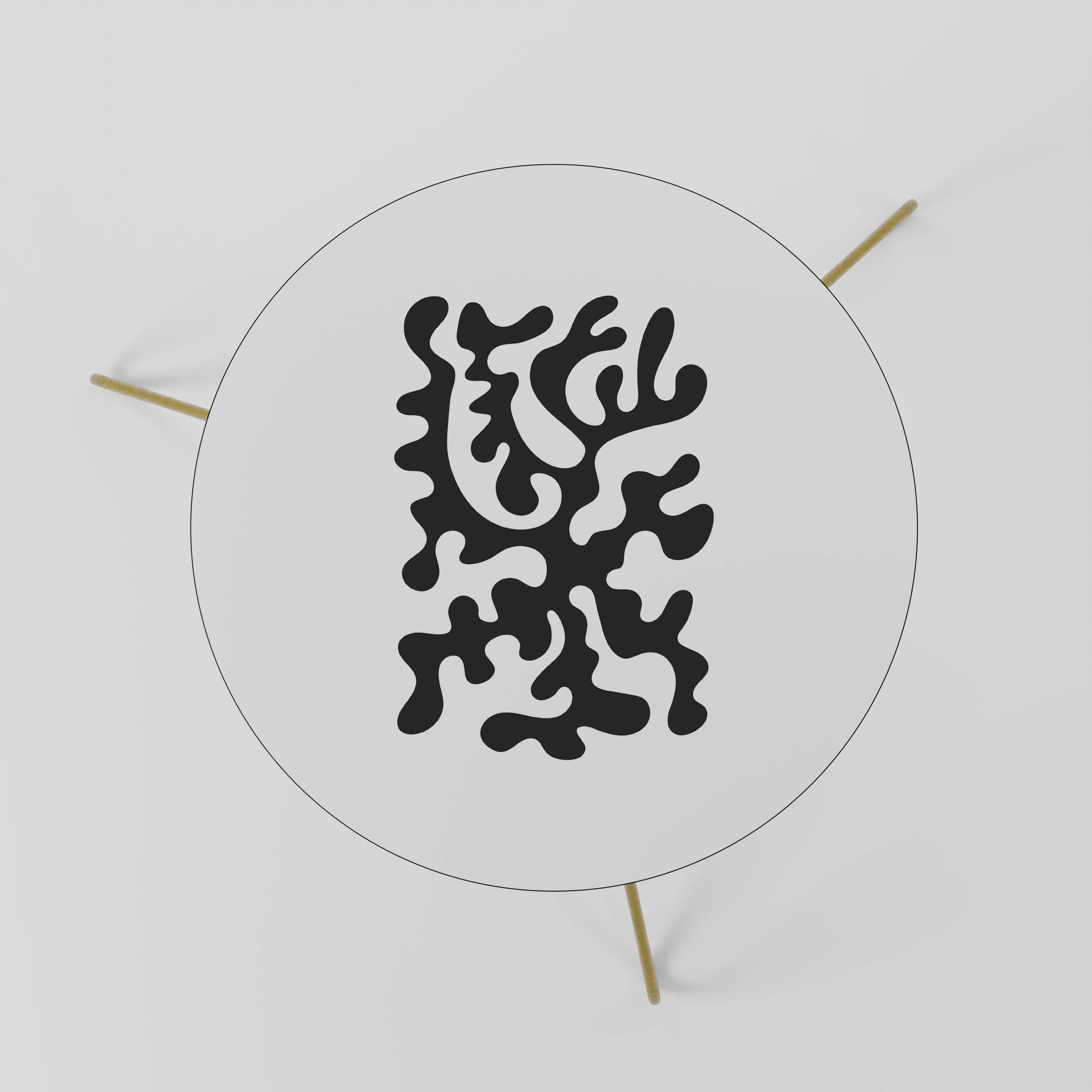 CHARCOAL CASCADE Coffee Table 60