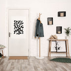 CHARCOAL CASCADE Peel and Stick Vertical Poster